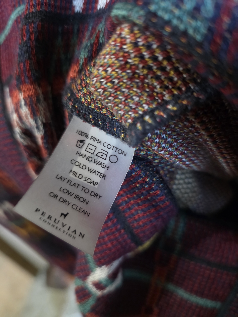 Peruvian Connection Patterned Knit Cardigan - Picture 6 of 6